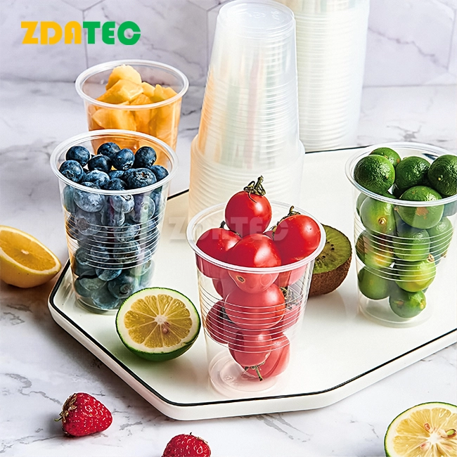 Polylactic acid disposable compostable PLA beer cups